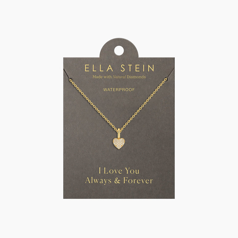Small Heart Pendant Necklace by Ella Stein