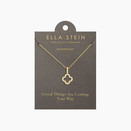 Lucky Clover Pendant Necklace by Ella Stein