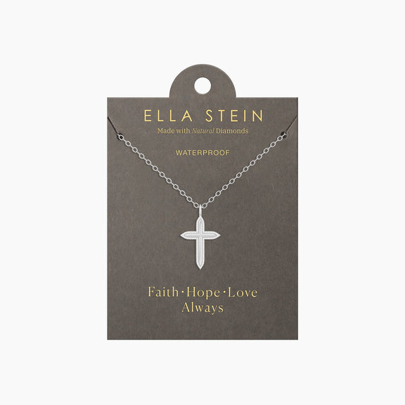 Radiant Cross Pendant Necklace by Ella Stein
