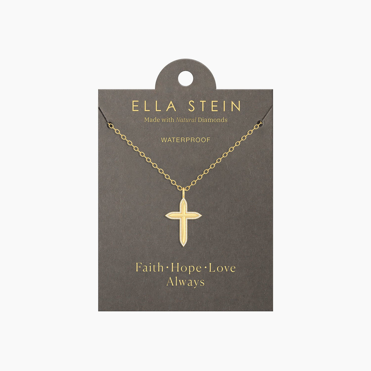 Radiant Cross Pendant Necklace by Ella Stein