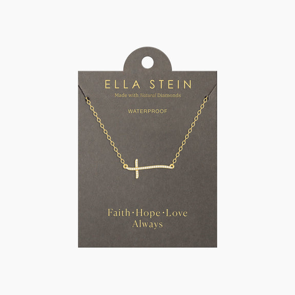 Criss Cross Pendant Necklace by Ella Stein