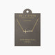 Criss Cross Pendant Necklace by Ella Stein