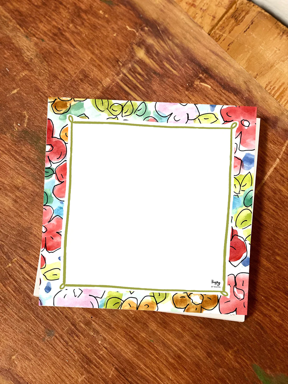 Colorful Floral Chunky Notepad