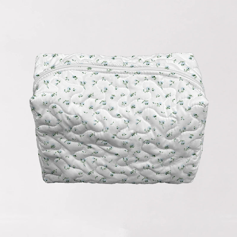 Ida Mae Quilted Large Make Up Bag
