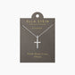 Believe Cross Pendant Necklace by Ella Stein