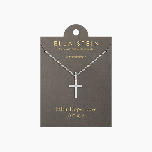 Believe Cross Pendant Necklace by Ella Stein