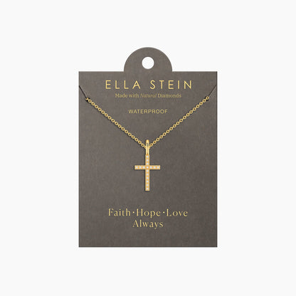 Believe Cross Pendant Necklace by Ella Stein