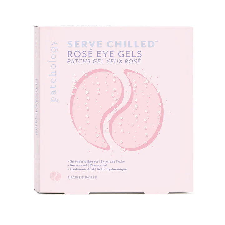 Serve Chilled Rose Eye Gels - 5 pair