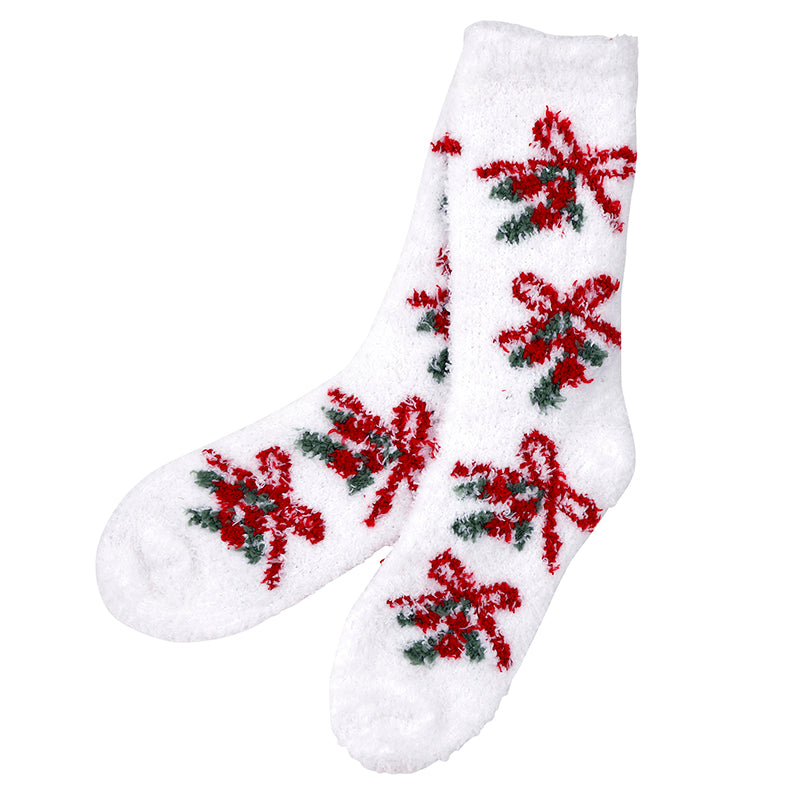 Cozy Sock Ornament - Mistletoe