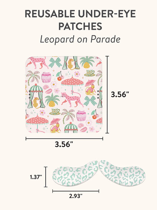 Reusable UnderEye Patches- Leopard on Parade