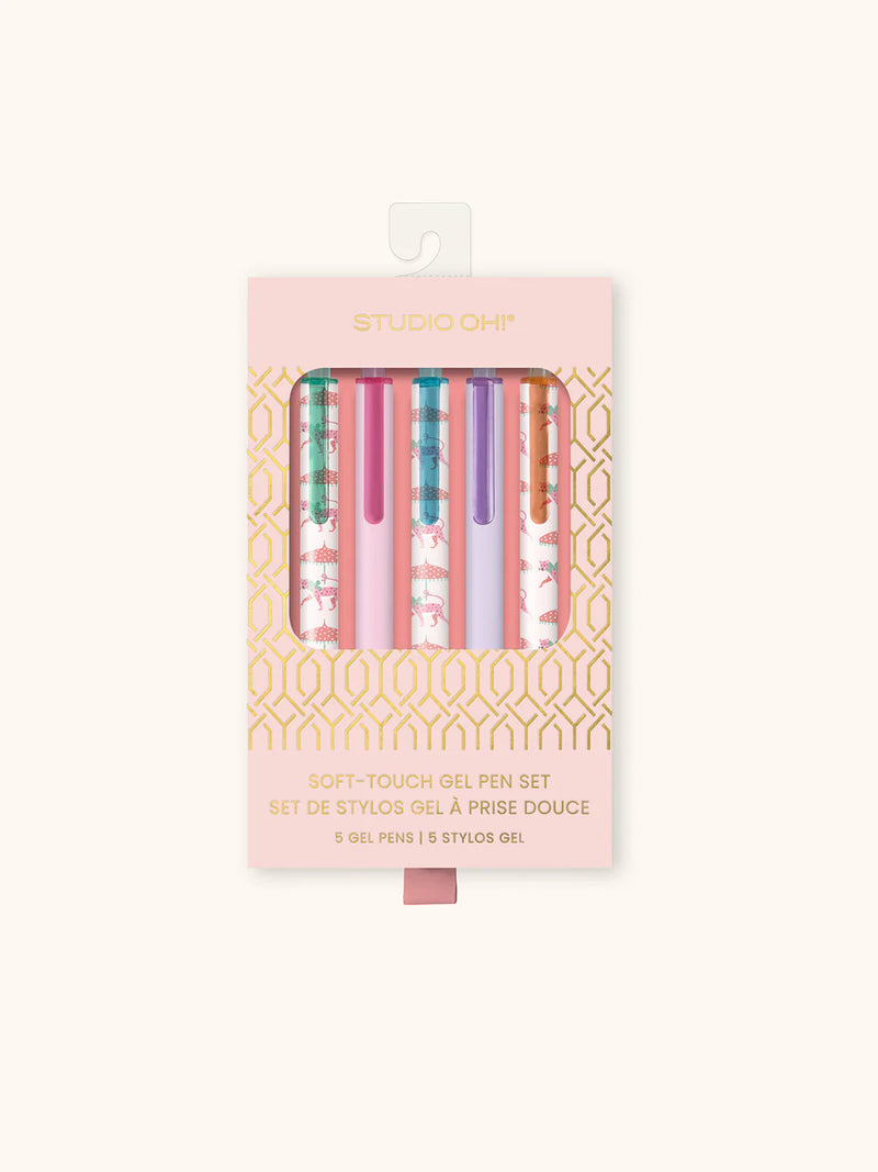 Soft-Touch Gel Pen Set