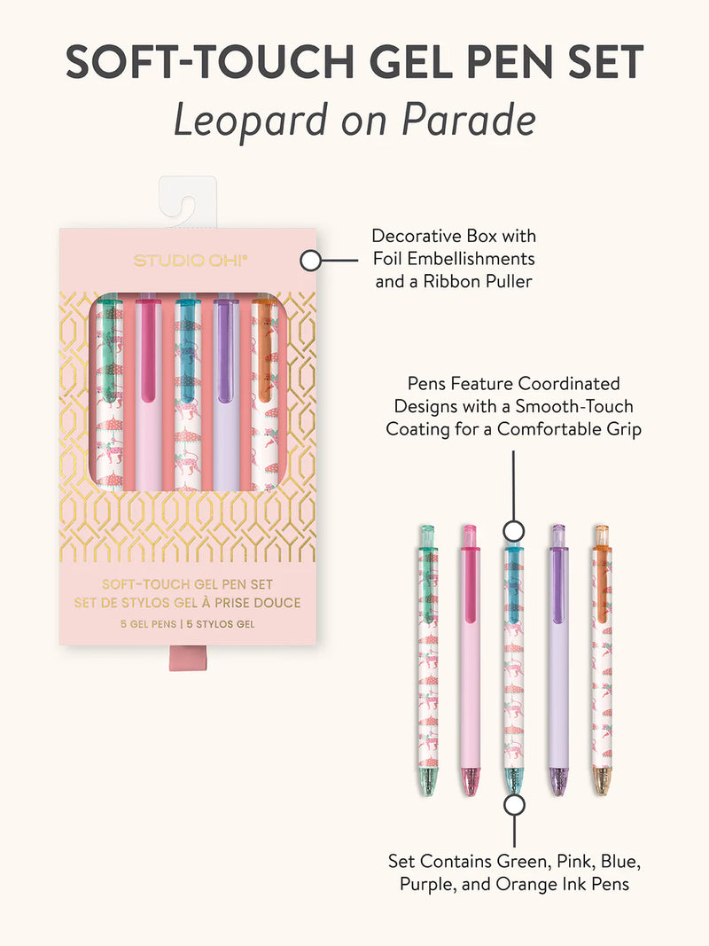 Soft-Touch Gel Pen Set
