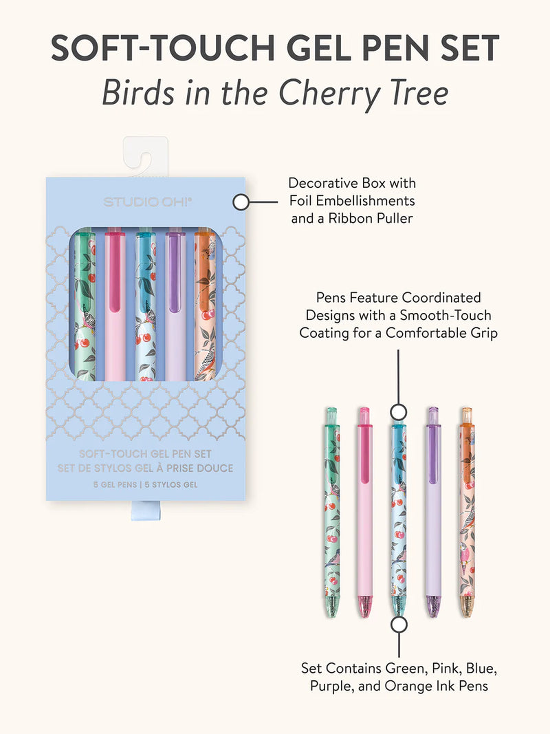 Soft-Touch Gel Pen Set