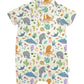 Ocean Friends Short Sleeve Polo Romper