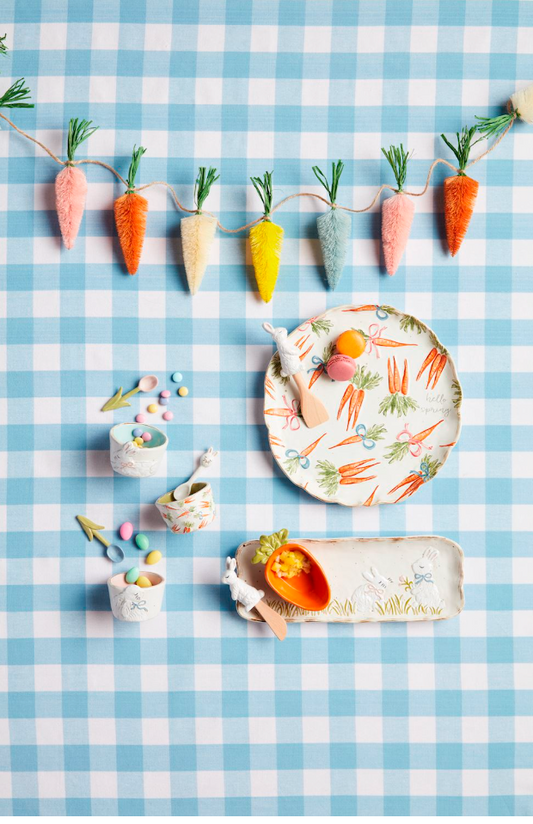 Bunny Tray & Carrot Dip Set