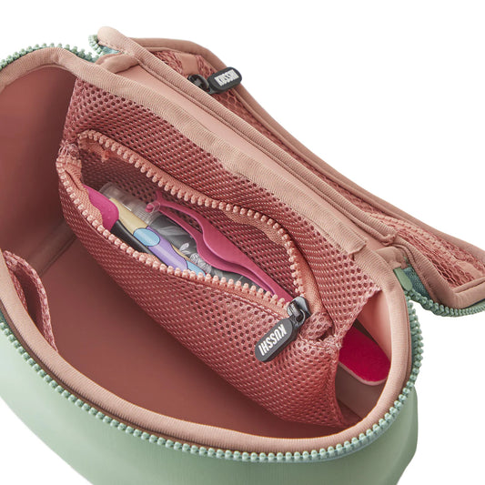 Neutral Neoprene Train Cases