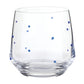 Blue Beaded Wine Glass