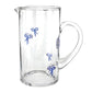 Icon Blue Bow Glass Pitcher