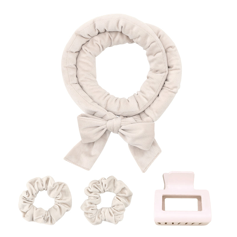Velvet Heatless Curling Set - Ivory