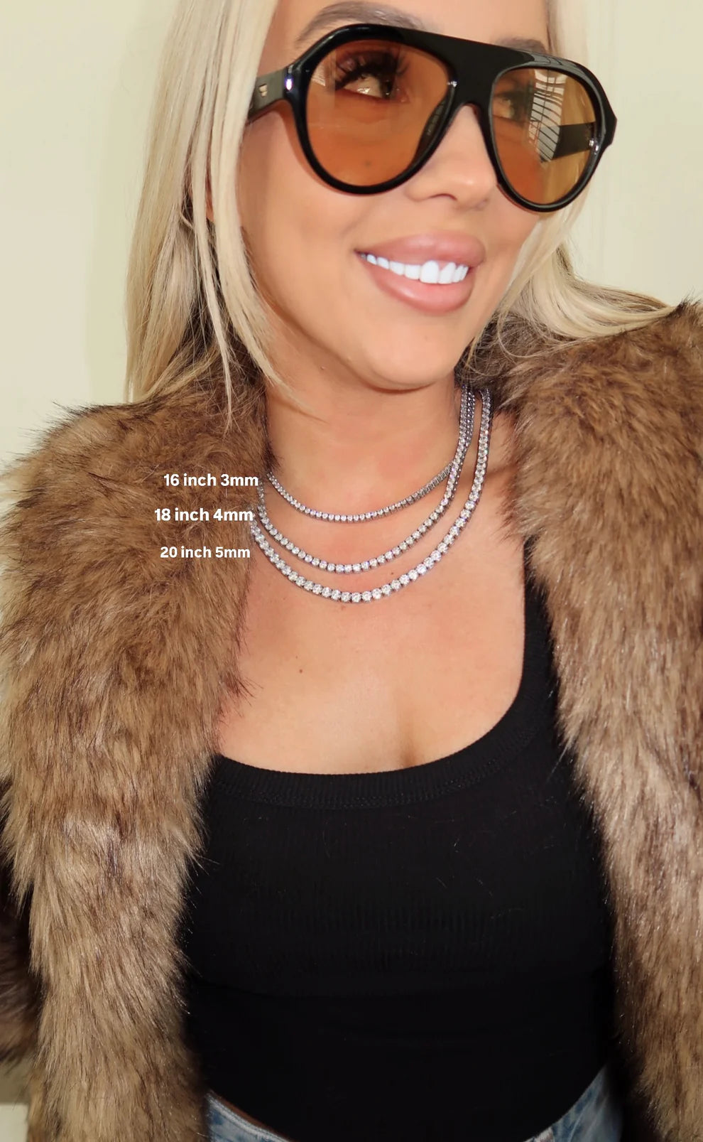 ChanSutt LUXE - Tennis Necklace