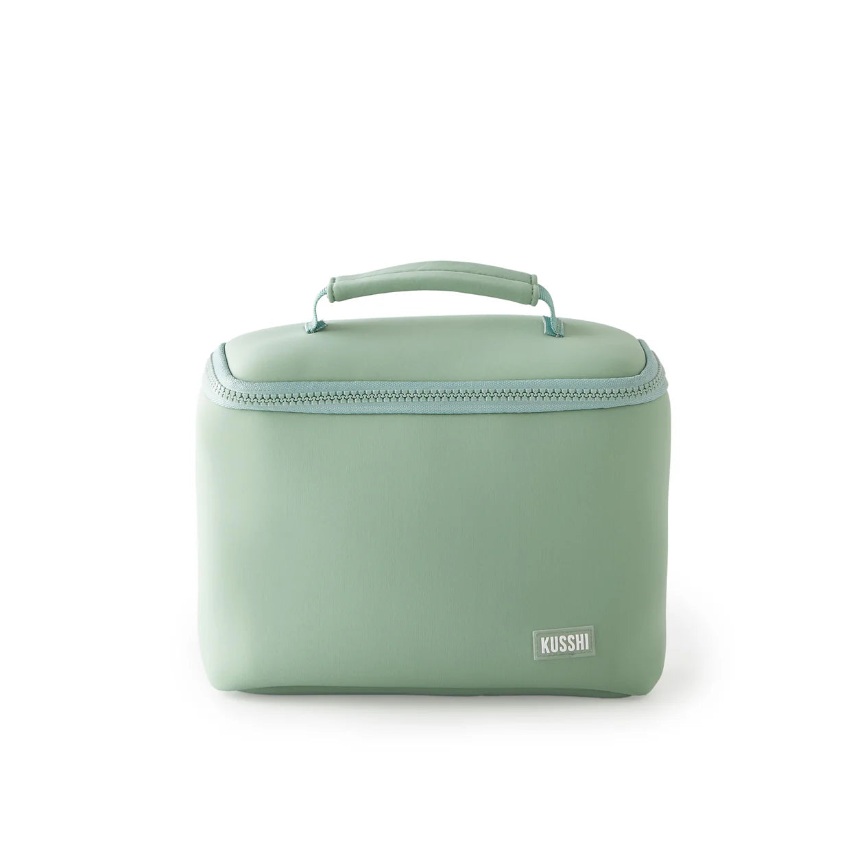 Neutral Neoprene Train Cases