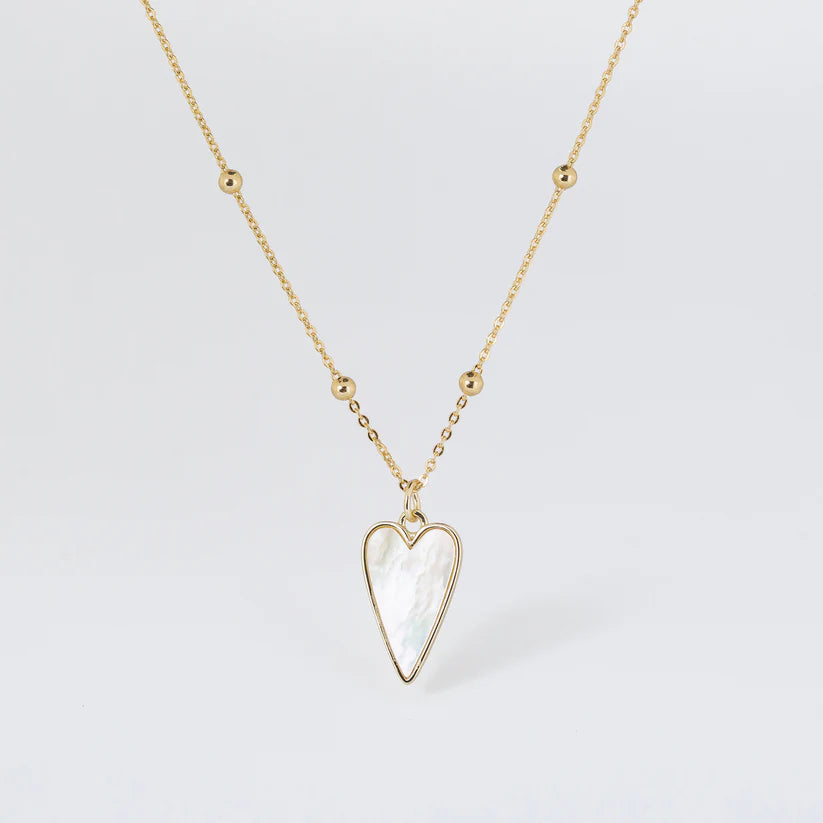 Coastal Grit Heart of Love Necklace