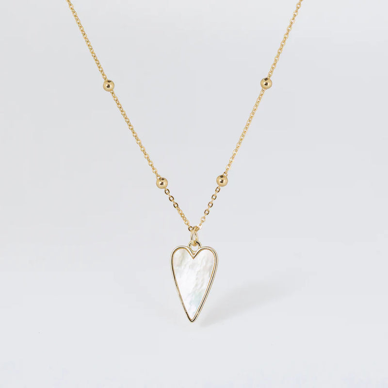 Coastal Grit Heart of Love Necklace