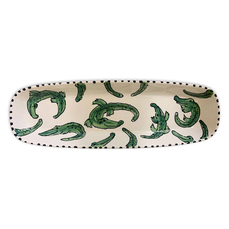 Alligator Bread Tray