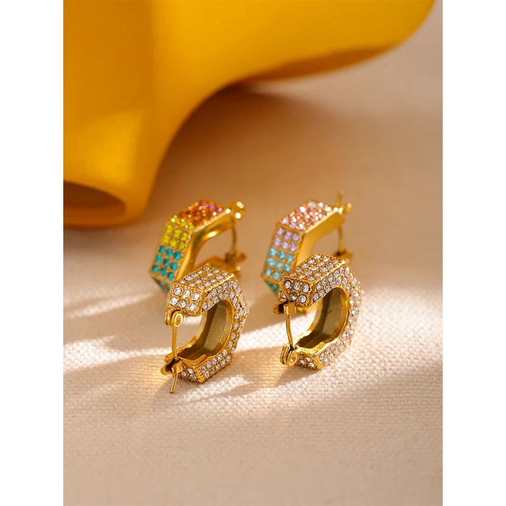 Coastal Grit Mandarin Earring