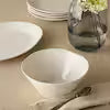 Linen Cream Deep Bowls