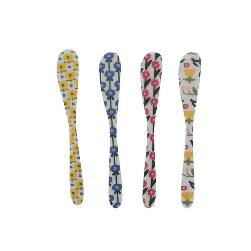 Hazel Mazel Flower Butter Knife Set