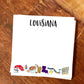 State of Louisiana Chunky Notepad