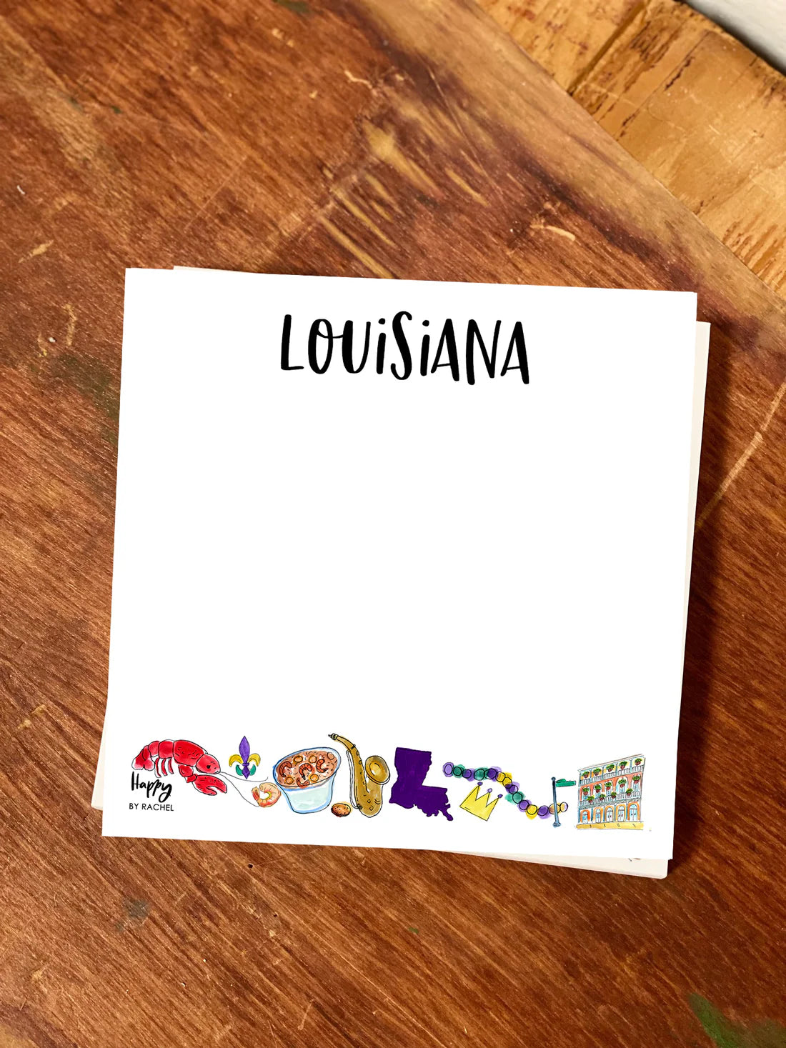 State of Louisiana Chunky Notepad