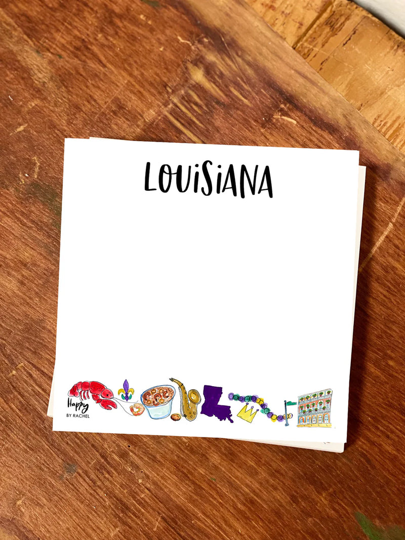 State of Louisiana Chunky Notepad