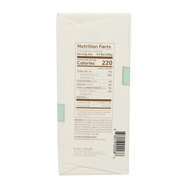 Lolli & Pop Chocolate Bars