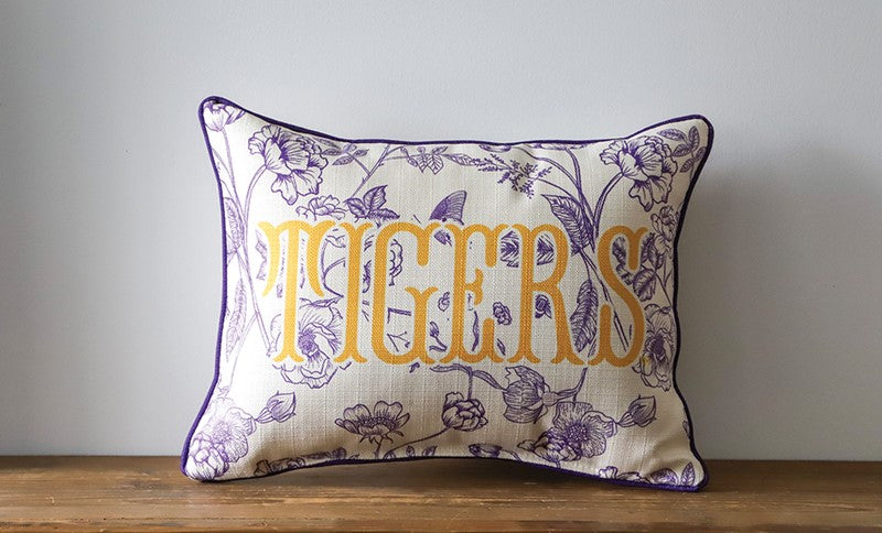 LSU Toile Pillow