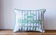 Raquette Hometown Mainstreet Stripes Pillow