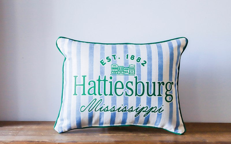 Raquette Hometown Mainstreet Stripes Pillow