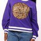 Queen of Sparkles Jeweled Basketball Sweatshirt