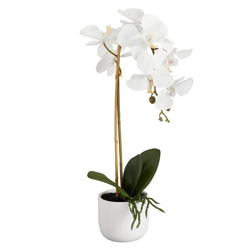 Potted Faux Orchid