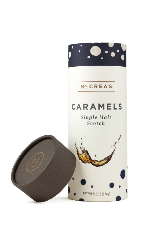 McCrea's Caramels Tall Container