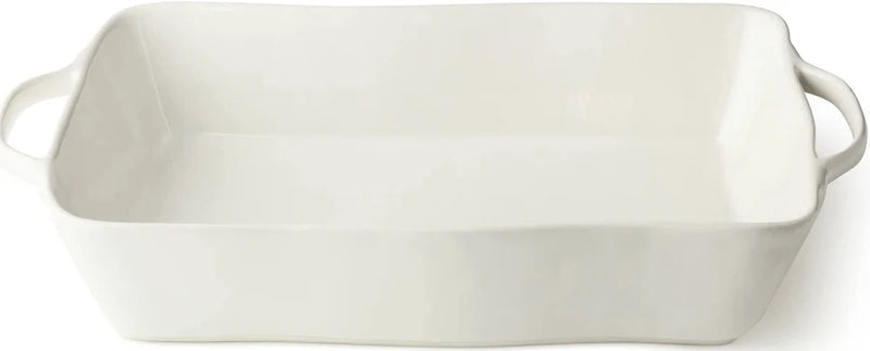 Linen Cream Rectangular Baker