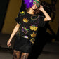 Queen Of Sparkles Mardi Gras Icon Tee