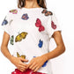 Queen of Sparkles Multi Butterfly Tee
