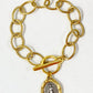 Coastal Grit Chunky Chain Bracelet - Two Tone Mary
