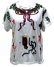 Queen of Sparkles Christmas Wreath Tee