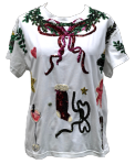 Queen of Sparkles Christmas Wreath Tee