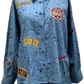 Queen of Sparkles LSU Denim Longsleeve