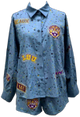 Queen of Sparkles LSU Denim Longsleeve