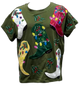 Queen of Sparkles Green Cowboy Christmas Tee
